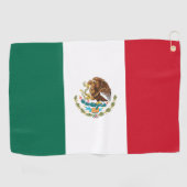 メキシコの国旗 ゴルフタオル (横)