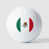 メキシコの国旗 ゴルフボール (正面)