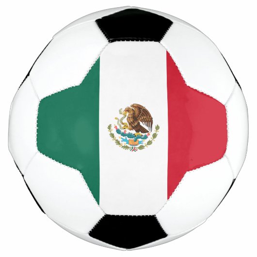 メキシコの国旗 サッカーボール (正面)