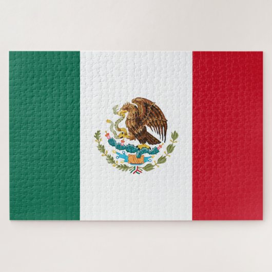 メキシコの国旗 ジグソーパズル (横)
