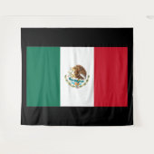 メキシコの国旗 タペストリー (正面(横))