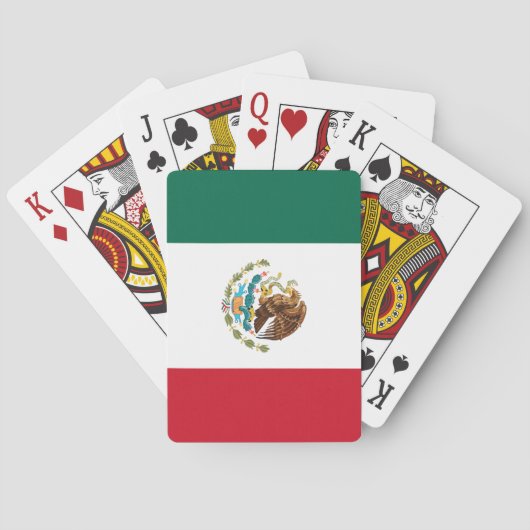 メキシコの国旗 トランプ (裏面)