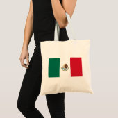 メキシコの国旗 トートバッグ (正面(商品))