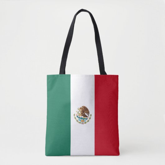 メキシコの国旗 トートバッグ (正面)