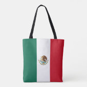 メキシコの国旗 トートバッグ (裏面)