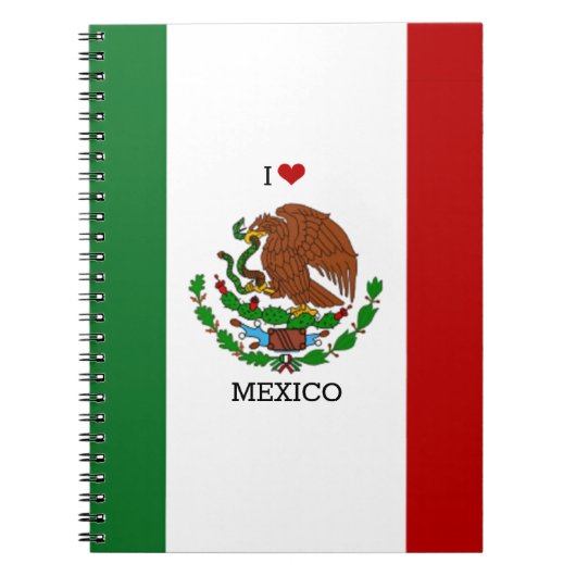 メキシコの国旗 ノートブック (正面)