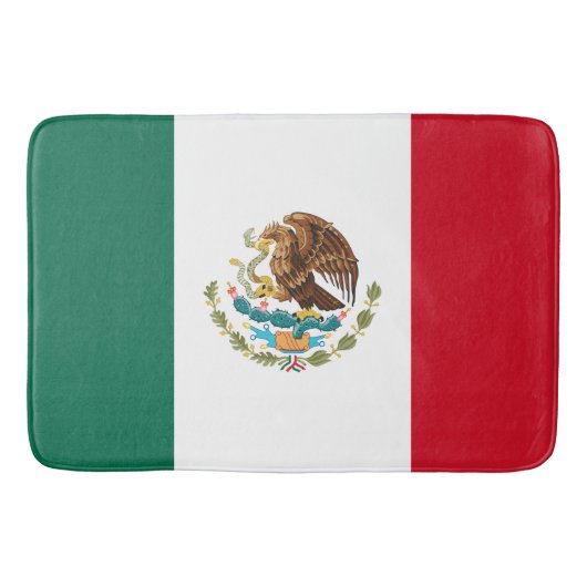 メキシコの国旗 バスマット (正面)