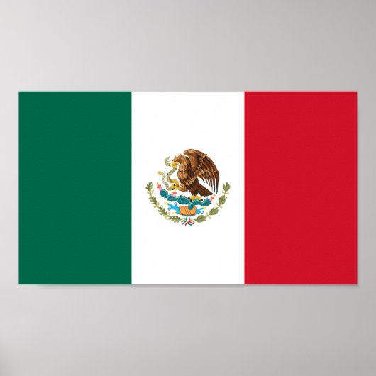 メキシコの国旗 ポスター (正面)
