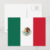 メキシコの国旗 ポストカード (正面/裏面)
