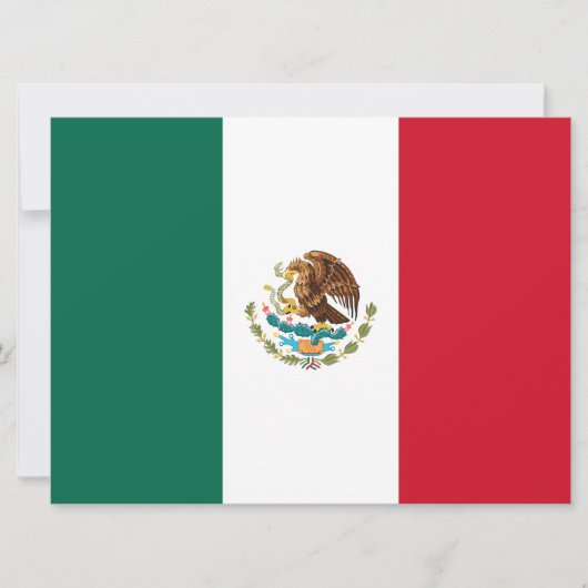 メキシコの国旗(メキシコ) カード (正面)