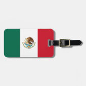 メキシコの国旗 ラゲッジタグ (正面横)