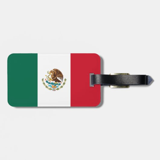 メキシコの国旗 ラゲッジタグ (裏面横)