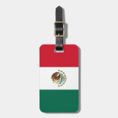 メキシコの国旗 ラゲッジタグ (正面縦)
