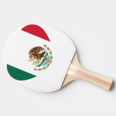 メキシコの国旗 卓球ラケット (横)