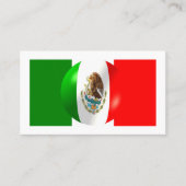 メキシコの国旗 名刺 (正面)