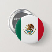 メキシコの国旗 缶バッジ (正面&裏面)