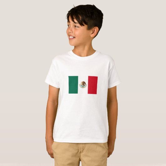 メキシコの国旗 Tシャツ (正面フル)