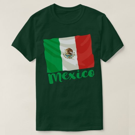 メキシコの国旗Tシャツ Tシャツ (デザイン正面)