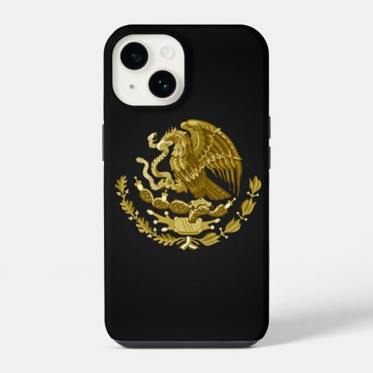 メキシコの国章 iPhoneケース (裏面)