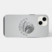 メキシコの国章 iPhoneケース (裏面横)