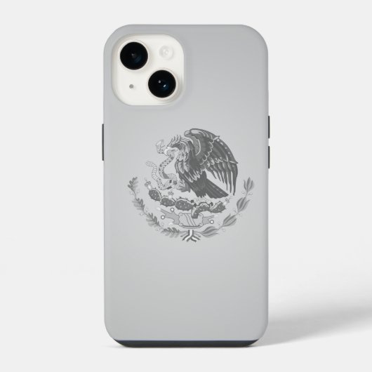 メキシコの国章 iPhoneケース (裏面)