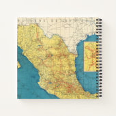 メキシコの国鉄地図 ノートブック (裏面)