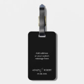 メキシコの地図の荷物タグ、結婚式のパーティーのウェルカムラグ ラゲッジタグ (裏面縦)