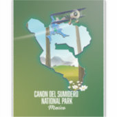 メキシコの地図，カノン・デル・シュミデロ シール (正面)