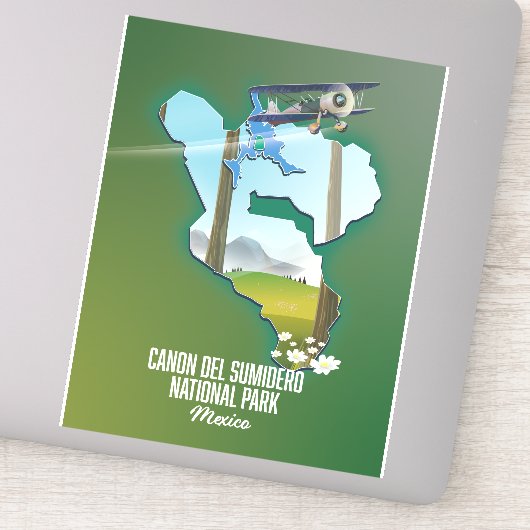 メキシコの地図，カノン・デル・シュミデロ シール (詳細)