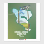 メキシコの地図，カノン・デル・シュミデロ シール (シート)