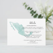 メキシコの地図 |カボ |詳細 出欠カード (スタンド正面)