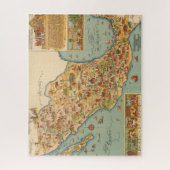 メキシコの地図 ジグソーパズル (縦)