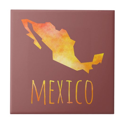 メキシコの地図 タイル (正面)