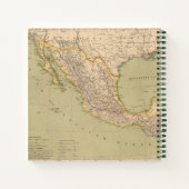 メキシコの地図 ノートブック (裏面)