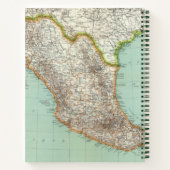 メキシコの地図 ノートブック (裏面)