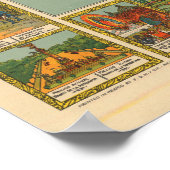 メキシコの地図 ポスター (角)