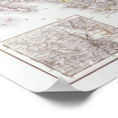 メキシコの地図 ポスター (角)