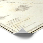 メキシコの地図 ポスター (角)