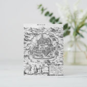 メキシコの地図 ポストカード (スタンド正面)