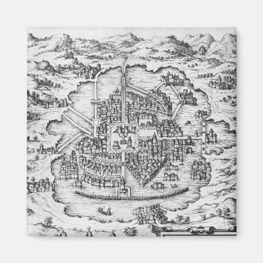 メキシコの地図 マグネット (正面)