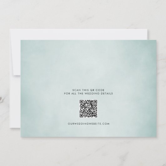 メキシコの地図 | QRコード |カボ行き先結婚式 (裏面)