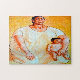 メキシコの壁画。 ジグソーパズル