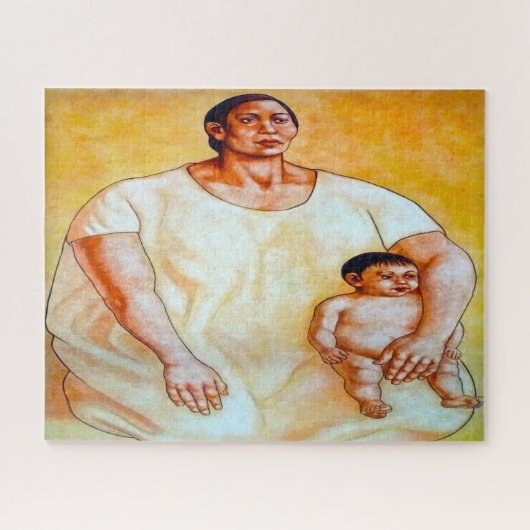 メキシコの壁画。ジグソーパズル ジグソーパズル (横)