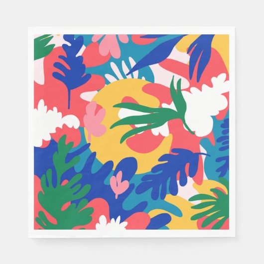 メキシコの夏 スタンダードランチョンナプキン (正面)