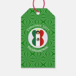 メキシコの天使のクリスマスフラグのオーダーメイド  ギフトタグ