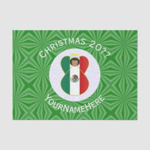 メキシコの天使クリスマスフラッグ オーダーメイドギフト 薄葉紙