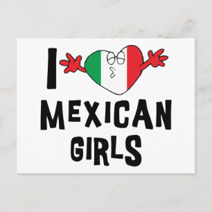 メキシコの女の子が大好き ポストカード