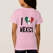 メキシコの女の子 Tシャツ (裏面)