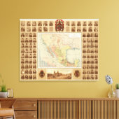 メキシコの宗教および世俗的姿 キャンバスプリント (インサイチュ (リビング))