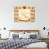 メキシコの宗教および世俗的姿 キャンバスプリント (インサイチュ (寝室))